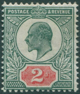 Great Britain 1911 SG291 2d Deep Dull Green And Carmine KEVII MH - Unclassified