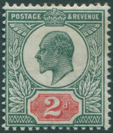 Great Britain 1911 SG291 2d Deep Dull Green And Carmine KEVII MH - Sin Clasificación