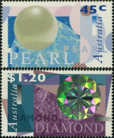 Australia 1996 SG1641-1642 Pearls And Diamonds Set MNH - Otros & Sin Clasificación