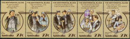 Australia 1983 SG890a The Sentimental Bloke Poem Strip Of 5 MNH - Otros & Sin Clasificación