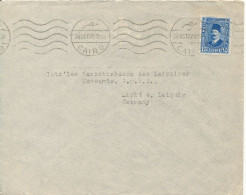 Egypt Cover Sent To Germany Cairo 26-10-1927 Single Franked (George Calomiri's Hotels) National Hotel Cairo - Cartas & Documentos