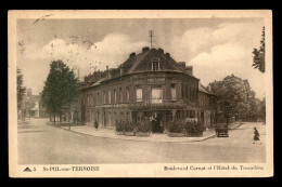 62 - ST-POL-SUR-TERNOISE - BOULEVARD CARNOT ET L'HOTEL DU TROCADERO - Saint Pol Sur Ternoise