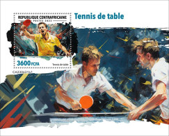 2024-04 - CENTRAL AFRICAN - TABLE TENNIS  I                1V  MNH** - Tennis Tavolo