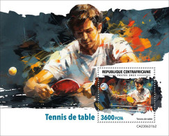 2024-04 - CENTRAL AFRICAN - TABLE TENNIS  II                1V  MNH** - Tennis Tavolo