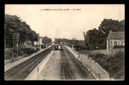 77 - COMBS-LA-VILLE - LA GARE DE CHEMIN DE FER - Combs La Ville