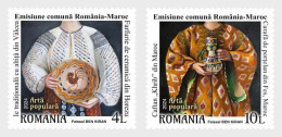 Romania 2024 / Joint Issue Romania-Maroc / Set 2 Stamps - Unused Stamps