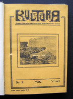 Lithuanian Magazine / Kultūra 1927 Complete - Allgemeine Literatur