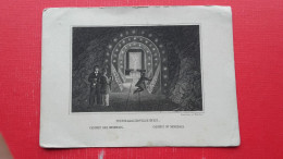 Steinicken Sc.Munchen.Mineralienkabinet.Cabinet Des Mineraux.Cabinet Of Minerals.Cave/grotte - Estampes & Gravures