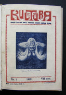 Lithuanian Magazine / Kultūra 1929 Complete - Allgemeine Literatur