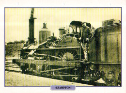 Train : Locomotive à Vapeur Crampton N° 177 De 1855 - Railway