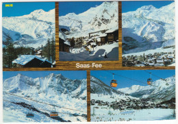 Saas-Fee 1800 M, Wallis - (Suisse/Svizzera/Schweiz) - Luftseilbahn/Gondel - Saas-Fee