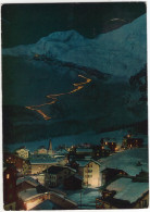 Saas-Fee 1800 M, Wallis - Flammenabfahrt Vom Spielboden, Längfluh 2847 M, Alphubel 4208 M - (Suisse/Svizzera/Schweiz) - Saas-Fee