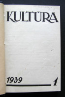 Lithuanian Magazine / Kultūra 1939 - Informations Générales