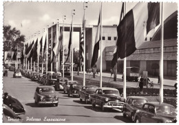 1957 TORINO 9 PALAZZO ESPOSIZIONE BELLE AUTO - Orte & Plätze
