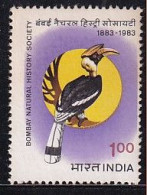 India 1983 MNH, Bombay Natural History Society, Cornbill, Bird, As Scan - Ongebruikt