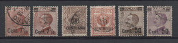 Regno 1923-27 - Ordinari Soprastampati - Serie Completa Usata - Usados