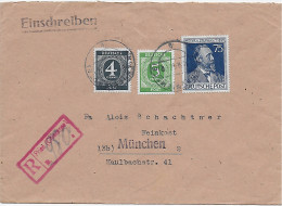 Einschreiben Prien/Chiemsee Nach München 1947 - Covers & Documents