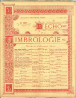 L'Echo De La Timbrologie N° 1044 Du 30 Juin 1939 Bon état - Französisch (bis 1940)