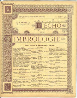 L'Echo De La Timbrologie N° 1047 1048 Du 31 Aout 1939 Bon état - Français (jusque 1940)