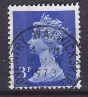 Great Britain 1971 Mi. 566 C, 3p. QEII. Deluxe COVENTRY Warwickshire 1973 Cancel - Gebruikt