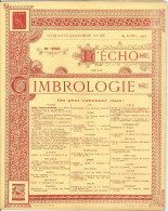 L'Echo De La Timbrologie N° 1056 Du 30 Avril 1940 Bon état - Französisch (bis 1940)