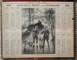 CALENDRIER Des POSTES Et Des TELEGRAPHES - Année 1911 -(format (21x26,5cm) - Big : 1901-20