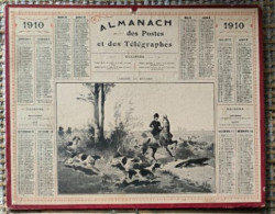 CALENDRIER Des POSTES Et Des TELEGRAPHES - Année 1910 -(format (21x26,5cm) - Big : 1901-20