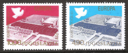 Yougoslavie 1977 N° 1585 / 6 ** Colombe, Laurier, Conférence Européenne, Coopération, Sécurité Belgarde Serbie Parlement - Unused Stamps