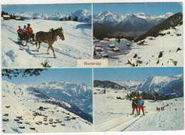 Riederalp 1920 M, Wallis - (Suisse/Svizzera/Schweiz)- Ski, Pferdeschlitte - Riederalp