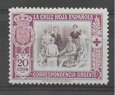 Spain 1926. Cruz Roja 20 Cents Urgente Ed 338 (*) - Unused Stamps