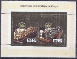 Chess Congo 2003 - Piezas Y Tablero (**) Cinderella - Etichette Di Fantasia