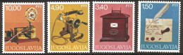 Yougoslavie 1978 N° 1602 / 5 ** Musée, Courrier, Cachet, Plume, Boîte Aux Lettres, Téléphone, Ericsson, Samuel Morse - Nuevos
