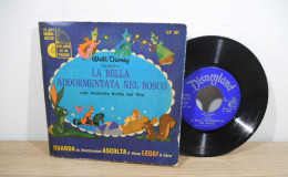 La Bella Addormentata Nel Bosco - Sleeping Beauty - Disney 1968 Con Libretto - 45g - Filmmuziek