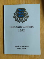 Estonia Set Of 5 Coins 1 Kroon+50+20+10+5 Cents 1992 - Estland