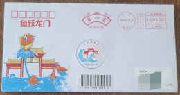 China Cover "The Champion And His Brother" (Lanzhou) Postage Machine Stamp First Day Actual Delivery Commemorative Cover - Enveloppes