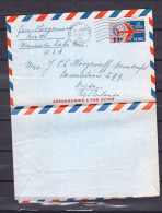 USA Aerogramme Stationery 11c Sent To The Netherlands 1962 - 1961-80