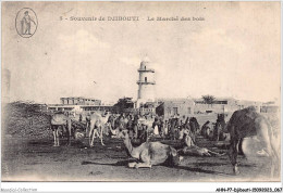 AHNP7-0780 - AFRIQUE - DJIBOUTI - Souvenir De Djibouti - Le Marché Des Bois - Dschibuti