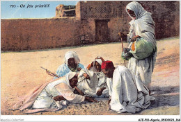 AJEP10-ALGERIE-0996 - Un Jeu Primitif - Enfants