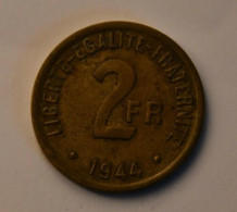 2 Francs  1944 France Libre - 2 Francs