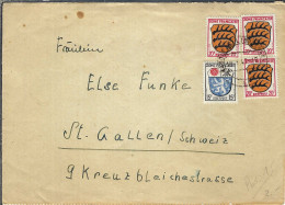 ALLEMAGNE Zône Française Ca.1947: LSC De Radolfzell Pour St Gallen (Suisse) - Württemberg