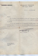 VP23.229 - PARIS 1957 - LS - Lettre De M. Pierre De LEOTARD, Député Pour Madame DELAHAYE - Politiques & Militaires