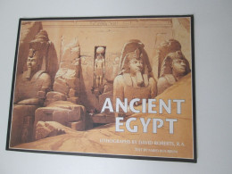 Magnifique Livre En Format Paysage ANCIENT EGYPT - Lithographs By David Roberts, R.A. - 1997 - Otros & Sin Clasificación