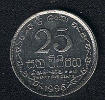 Sri Lanka, 25 Cents 1996, KM 141.2a, UNC - Sri Lanka