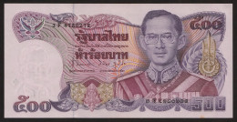 500 Baht Serie 13 Sign. 62 3F 4780272 Rama IX. Thailand 1987 UNC - - Tailandia