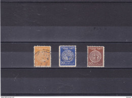 ISRAËL 1948 Yvert 1C + 5C-6C Oblitérés, Used Cote : 28 Euros - Used Stamps (without Tabs)