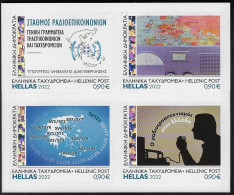 GREECE 2022, RADIO, Compete Booklet Of Self-adhesif Stamps With Hologram, Unused. - Ungebraucht