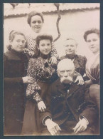 Famille Grand Père Enfant Photo Originale 8 X 11 Cm - Non Classés