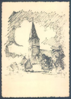 Braban Wallon LASNE Eglise Sainte Gertrude Dessin Michel De Naeyer - Lasne