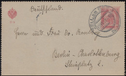 Österreich Kartenbrief K 45 ZELL Am SEE 20.7.1907 Nach CHARLOTTENBURG 21.7.07 - Andere & Zonder Classificatie