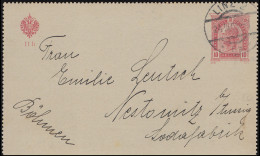 Österreich Kartenbrief K 45 LINZ 2 - 24.3.1908 Nach NESTOMITZ 25.3.08 - Andere & Zonder Classificatie